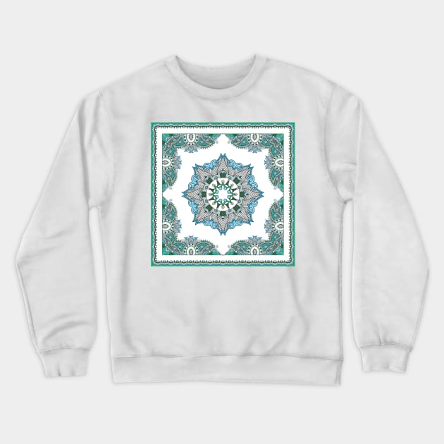 Paisley and geometric Crewneck Sweatshirt by ilhnklv